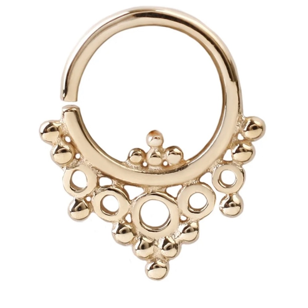 Buddha Jewelry Organics The Goldendaze seam ring